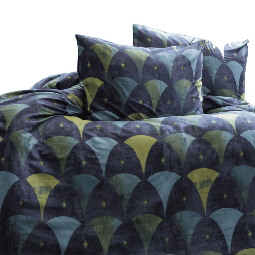 Obliečky z bavlneného saténu GOLDEN STAMP 200x220 / 4*50x70 cm.